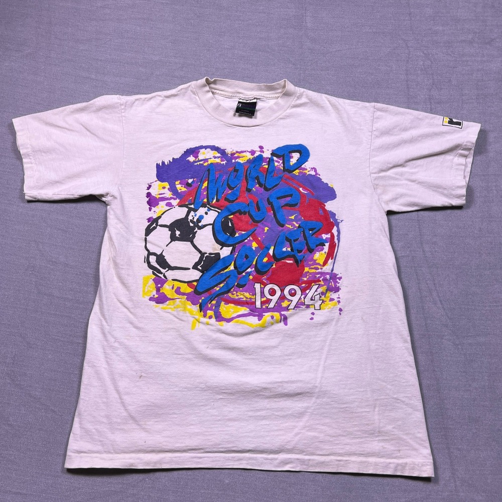Vintage Roche Performance Apparel World Cup Soccer 1994 T Shirt Mens X-Large